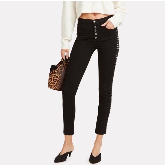 Veronica Beard Debbie‎ Rhinestone Jeans 24 - Picture 1 of 8